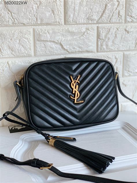 ysl bag grey with tassel|ysl black crossbody with tassel.